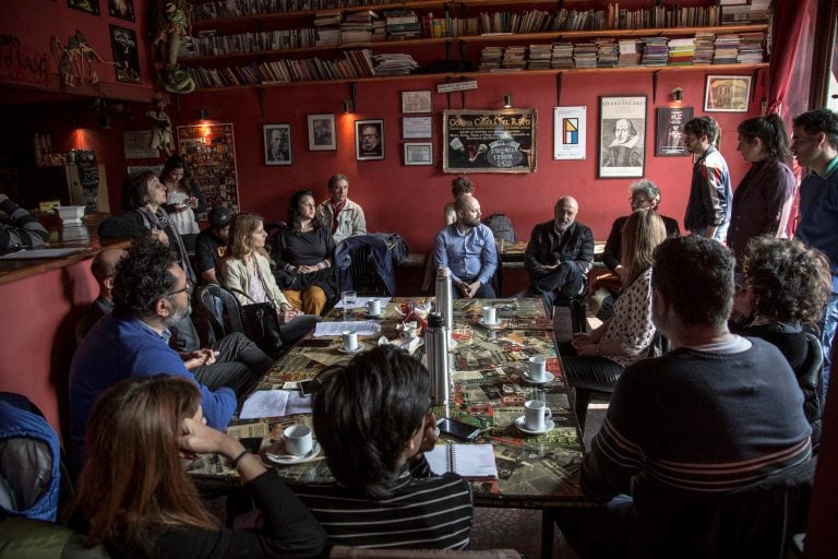 Presentación de Escenarios entre el mar y el río. (Prensa)