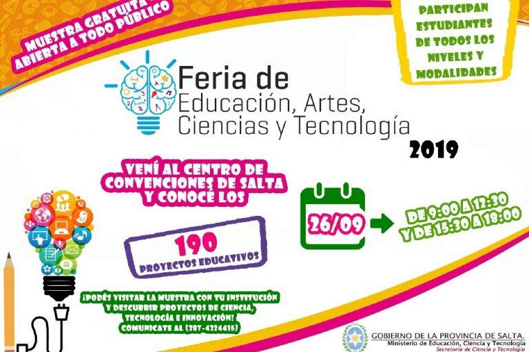 Se inaugura hoy la Feria de Educación, Artes, Ciencias y Tecnología