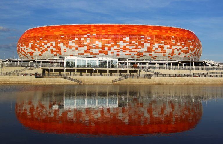 El nuevo estadio Mordovia Arena en Saransk, Rusia. (Foto: AP Photo/Julia Chestnova)