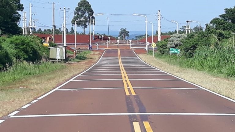 Vialidad de Misiones habilitó una rotonda en el acceso a la lcoalidad de Gobernador López.