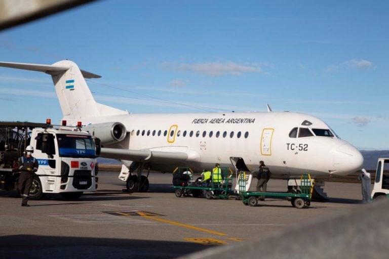 Vuelos Sanitarios llegaron a Tierra del Fuego.