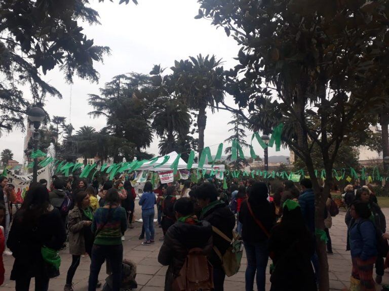 Mujeres jujeñas a favor del aborto legal, seguro y gratuito