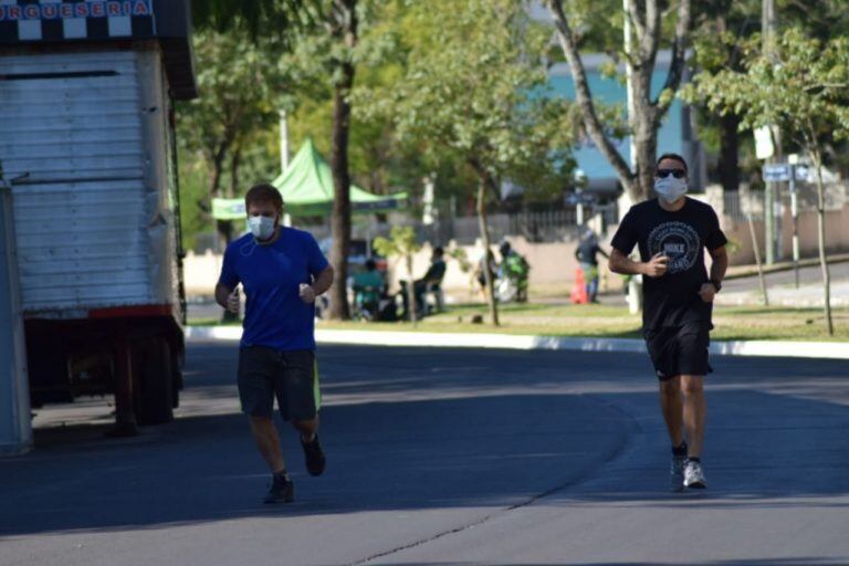 Nuevamente muchas personas solicitaron permiso para poder caminatas deportivas.