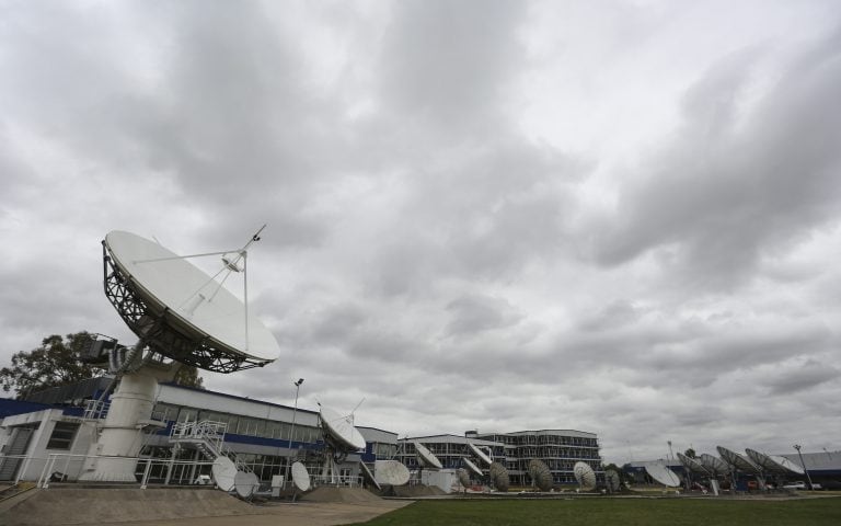 Las instalaciones de la Empresa Argentina de Soluciones Satelitales (Arsat) en la provincia de Buenos Aires (Argentina) (EFE)