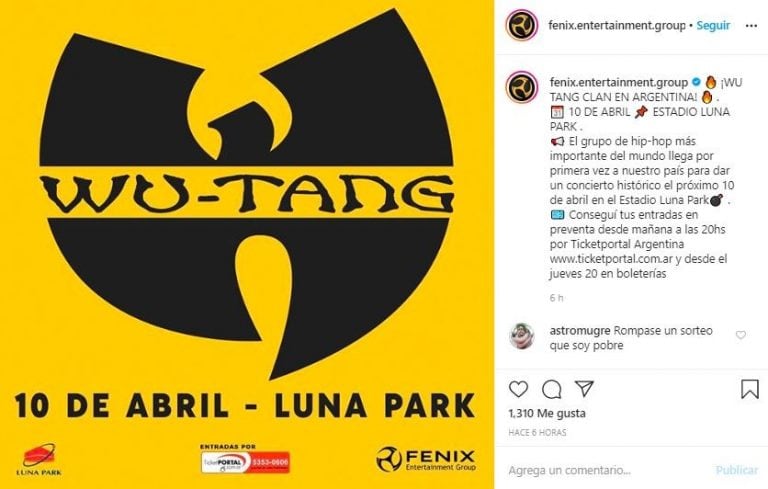 Wu-Tang Clan (Foto:Instagram)