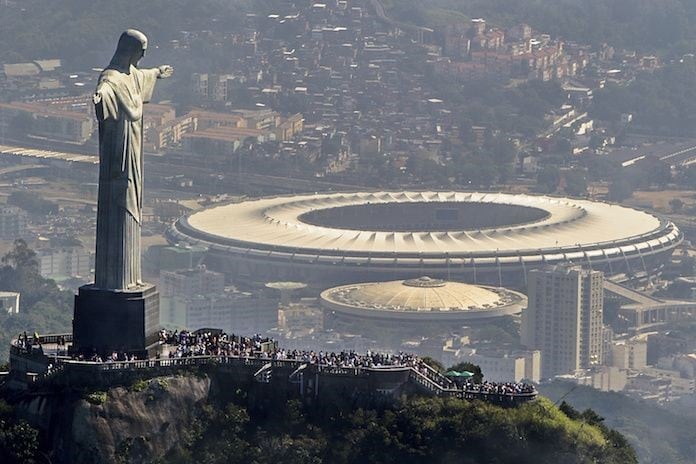 El Cristo Redentor, con el monstruo a sus pies. El Maracaná se quedó sin festejo, en un Mundial que era para Brasil y que sólo contó con 13 selecciones, como en el primero en 1930.