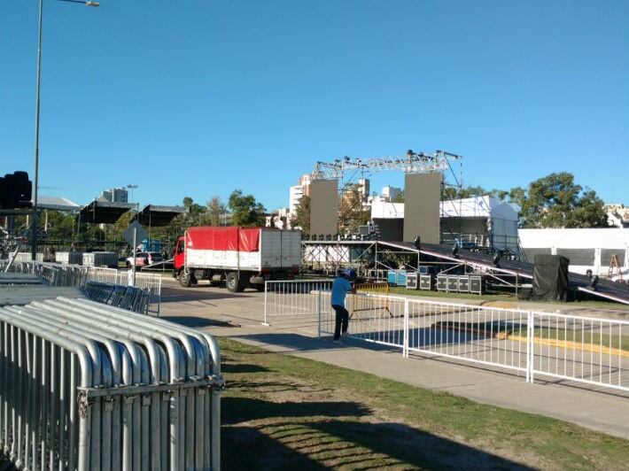 Preparativos en el Panal para recibir el Dakar.