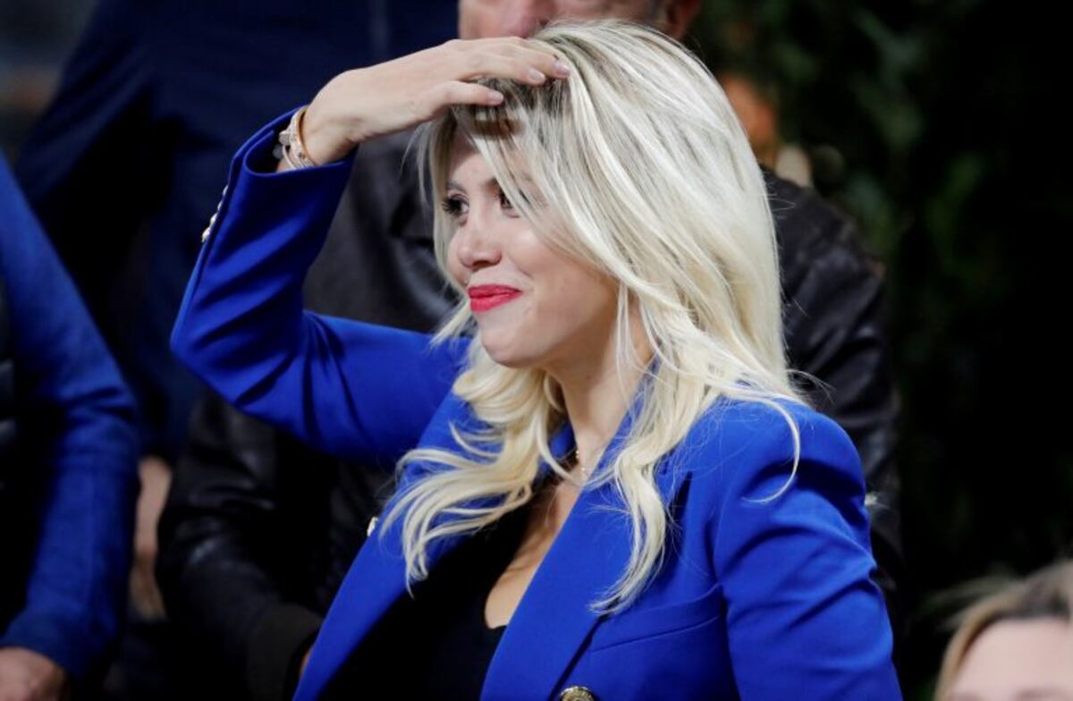 Wanda Nara y un top muy traicionero
