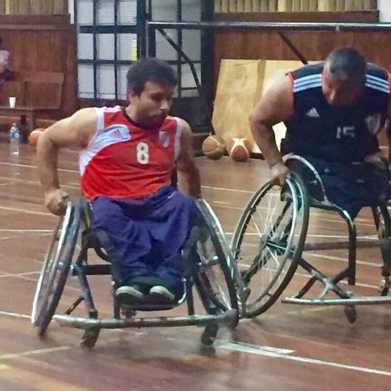 Los cordobeses que forman parte del equipo de River de Básquet Adaptado.