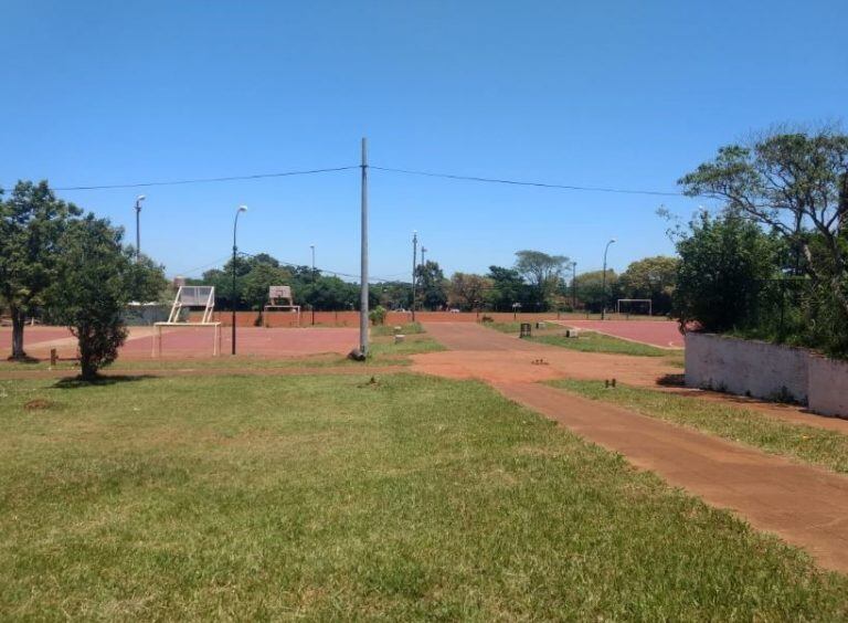 La cancha donde se desató la batalla campal