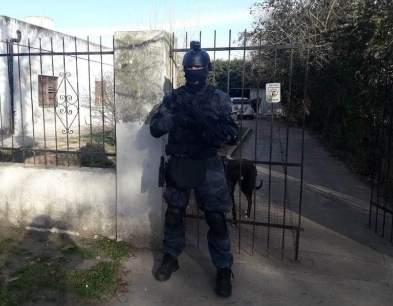 Procedimiento antidrogas en la localidad de Canals.