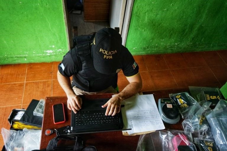 Operativo antinarco en Córdoba (MPF).