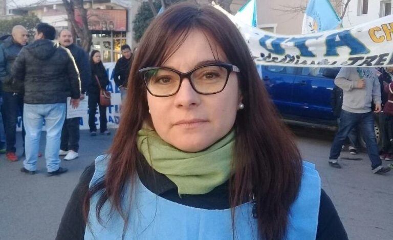 Carolina Rubia, dirigente de Sadop, exigió en la reunión que el Gobierno informe a la brevedad el cronograma preciso de cuándo se hará efectivo el pago de subsidios a las escuelas subvencionadas.