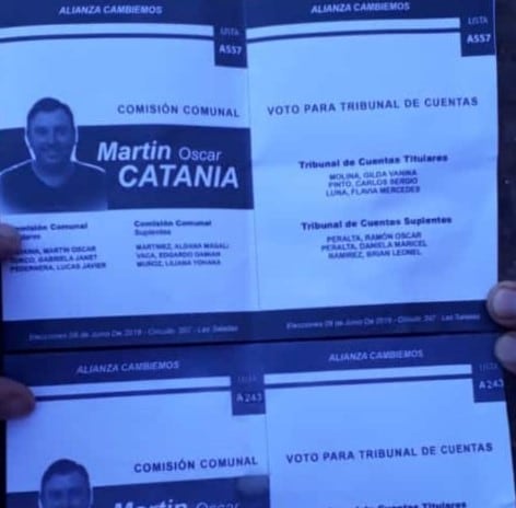 Voto adulterado Las Saladas