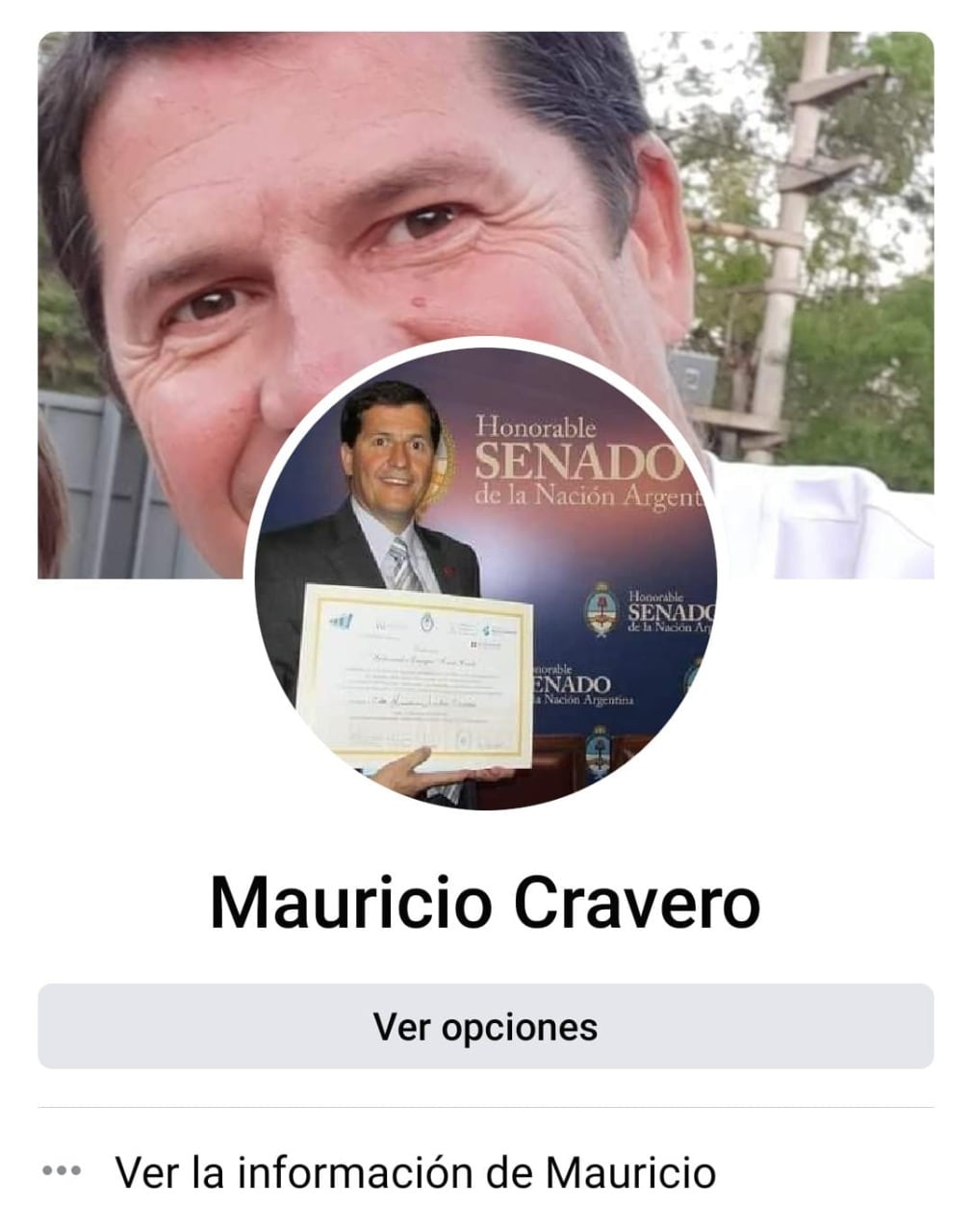 Denuncia Concejal Cravero sobre un facebook trucho