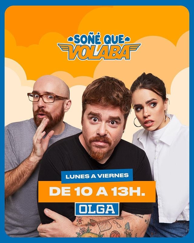 Julián Lucero, Migue Granados y Sofi Morandi.