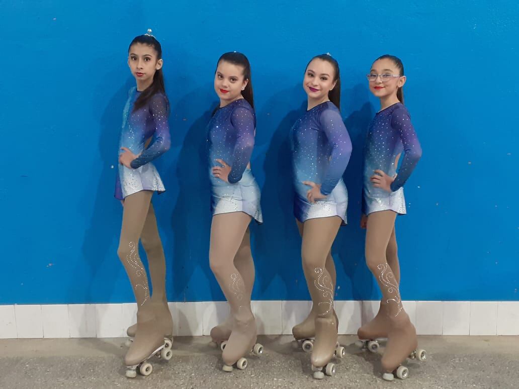 Patinadoras del Sportivo 24 de Septiembre