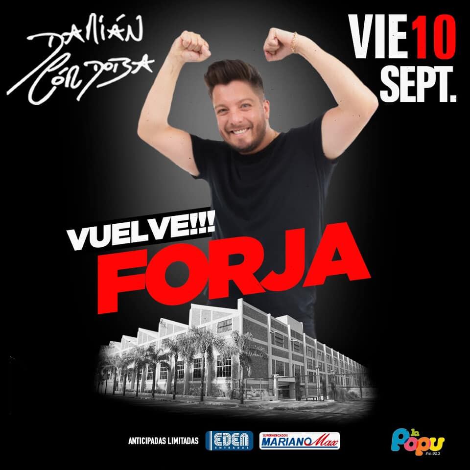 Damián Córdoba anunció un show para el 10 de setiembre. El primero tras el escándalo de mayo pasado.