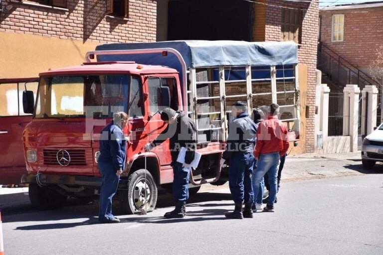 El delincuente le disparó en el tobillo izquierdo. Foto: Martín Gómez