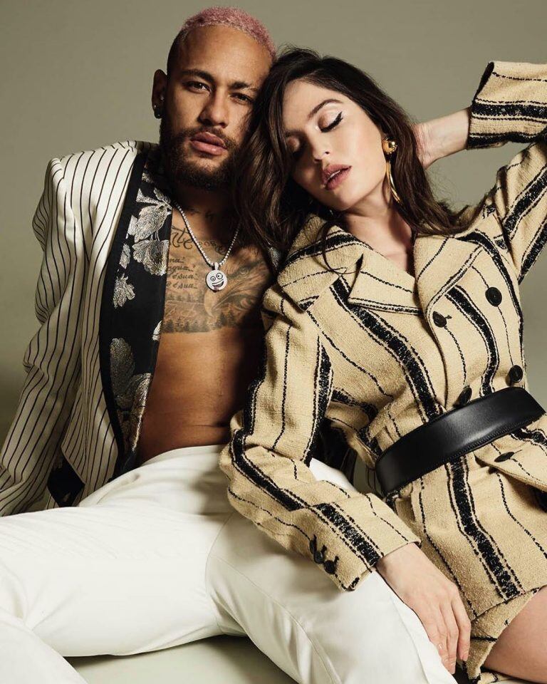 Neymar junto a la modelo Natalia Barulich y ex de Maluma (Instagram/@natalia)