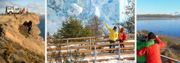 Quienes residan en Río Gallegos podrán visitar El Calafate.