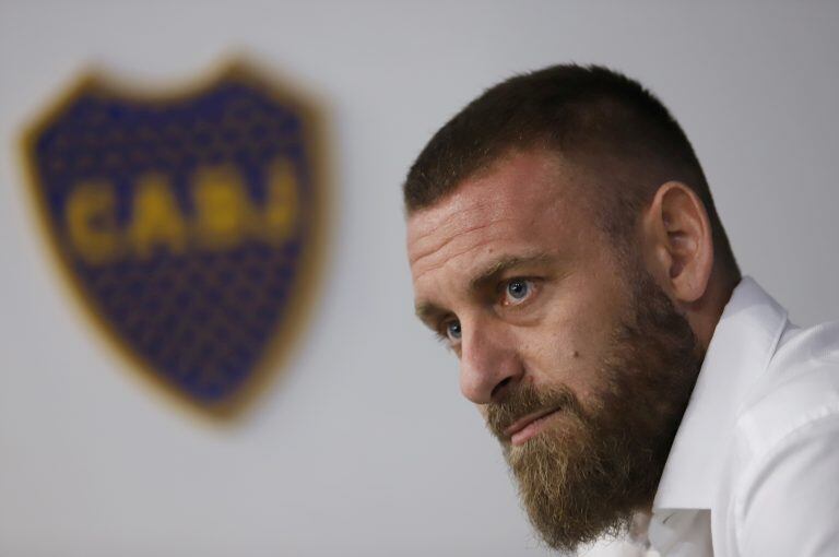 Daniele De Rossi en conferencia de prensa. (Foto: Matias Baglietto/REUTERS)