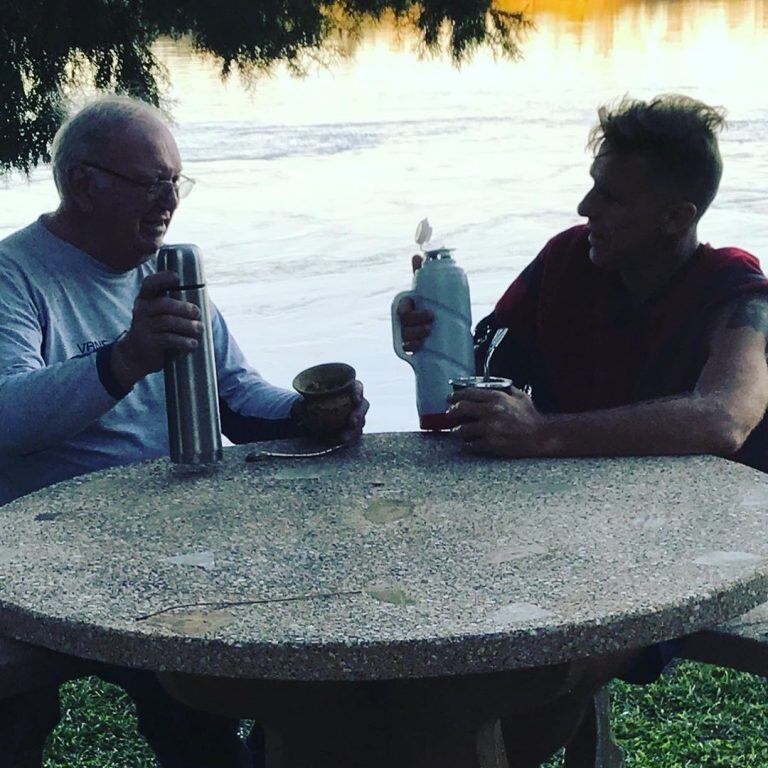 El conductor y su padre tenían una muy buena relación. (Instagram/@fantinofantino)