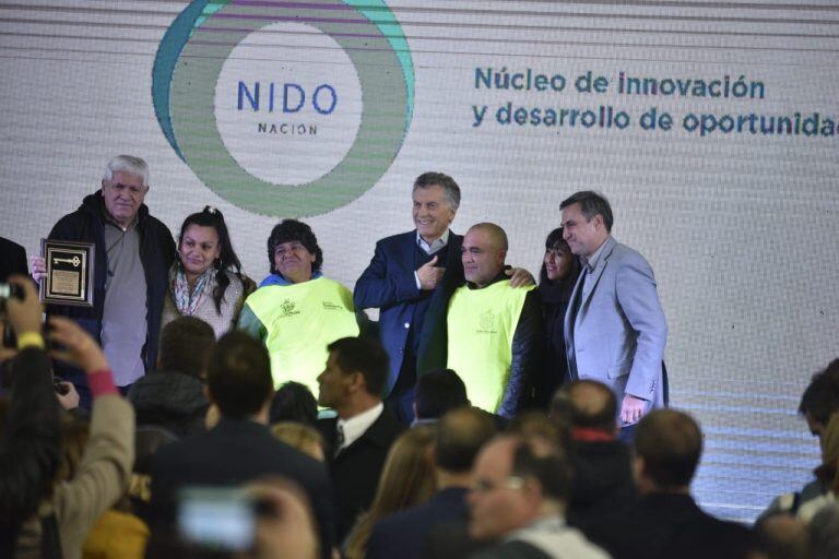 Macri en Córdoba, en conferencia de prensa tras la inauguración del Parque Educativo de barrio Marqués Anexo.