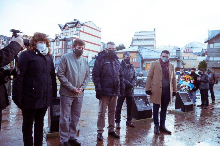 Agustín Rossi visitó Ushuaia.