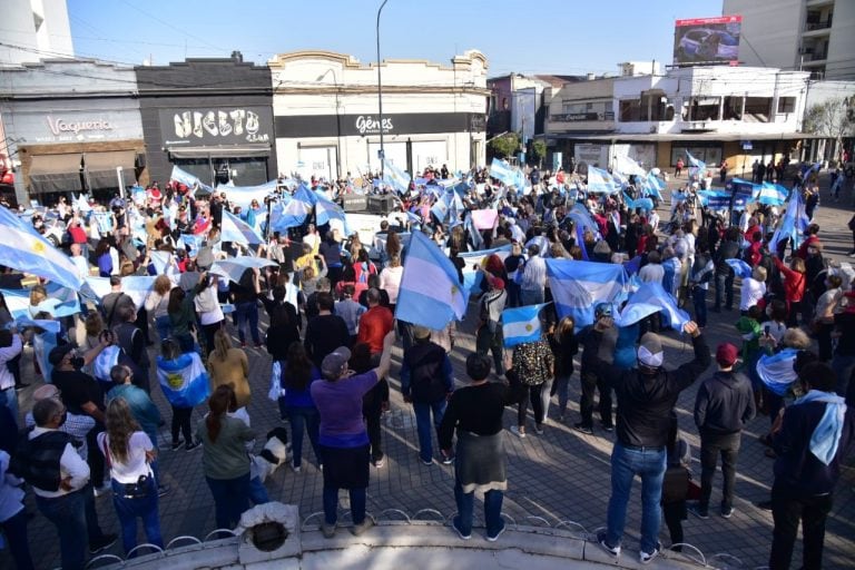 Banderazo en Villa María.