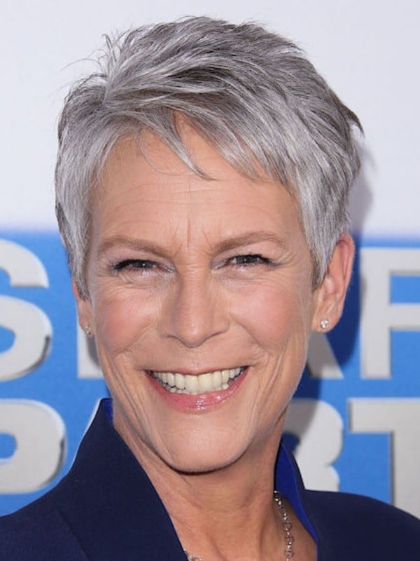 Jamie Lee Curtis, otra actriz que se deja las canas.