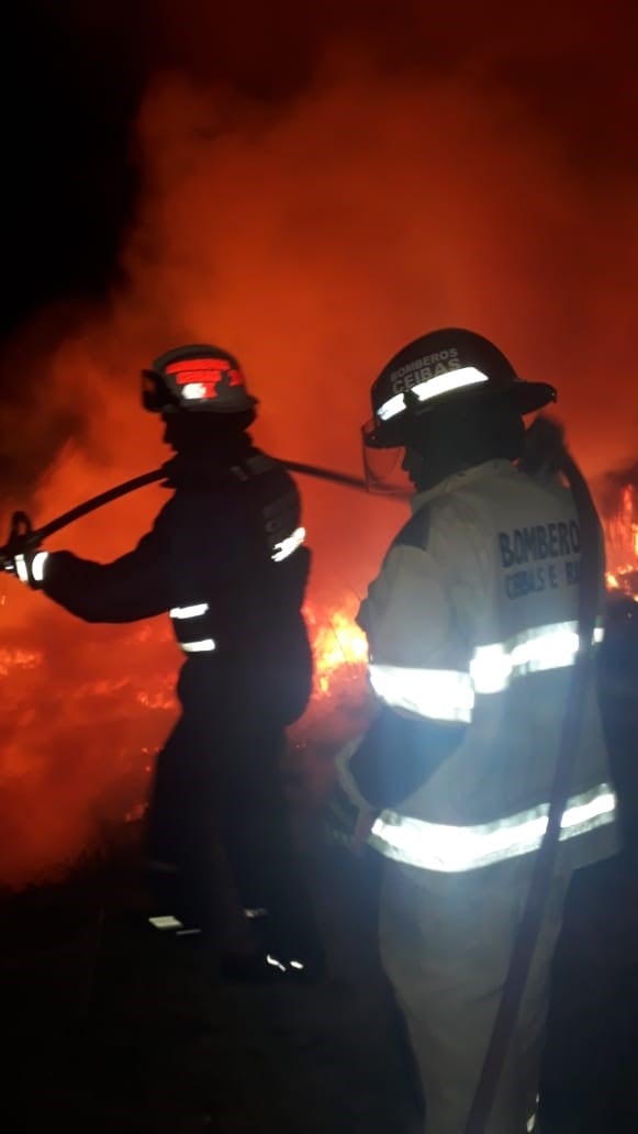 Incendio ruta 12
Crédito: Bomberos Ceibas