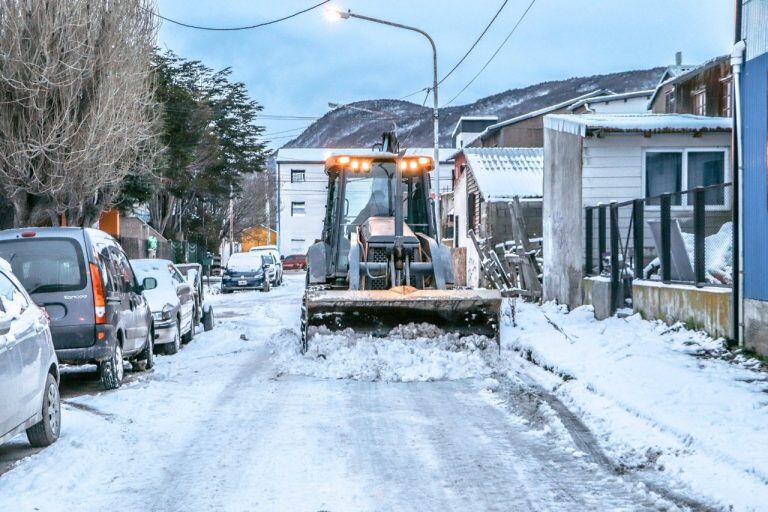 Calles invierno Ushuaia