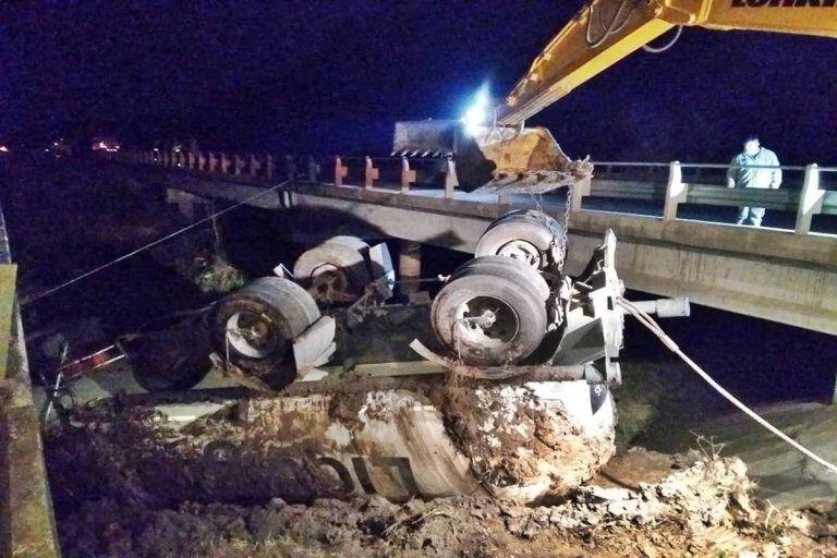 El camión cisterna transportaba gas butano