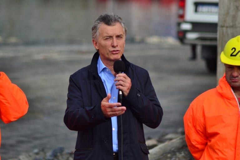 Mauricio Macri en Ushuaia (Fotos Cindi Castro - Vía Ushuaia)