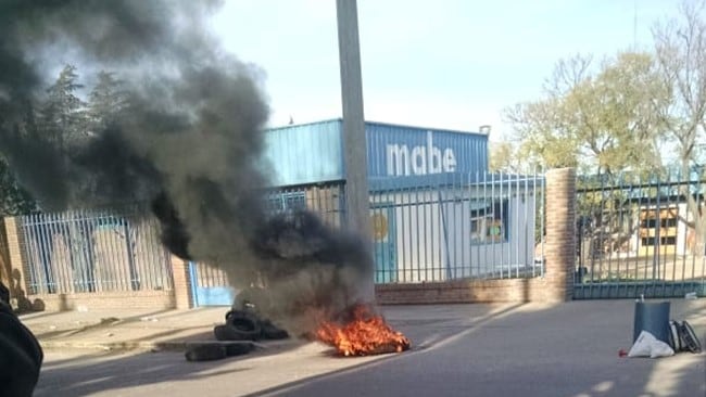 Trabajadores MABE en San Luis.