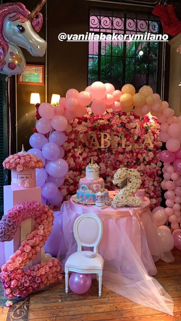 La decoración del evento, con mucho rosa (Foto: Instagram)