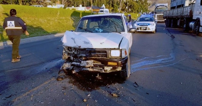 Los conductores fueron traslados al Hospital