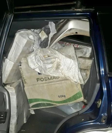 Incautaron casi media tonelada de marihuana en Misiones. (Foto: Policía de Misiones)