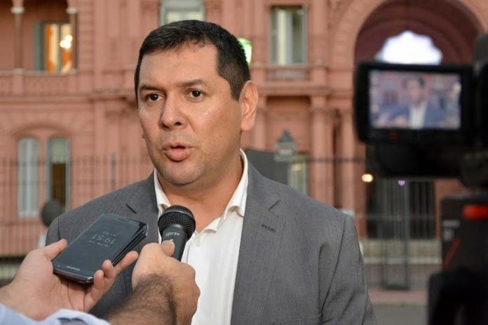 El ministro de Hacienda y Finanzas del Chaco, Cristian Ocampo.