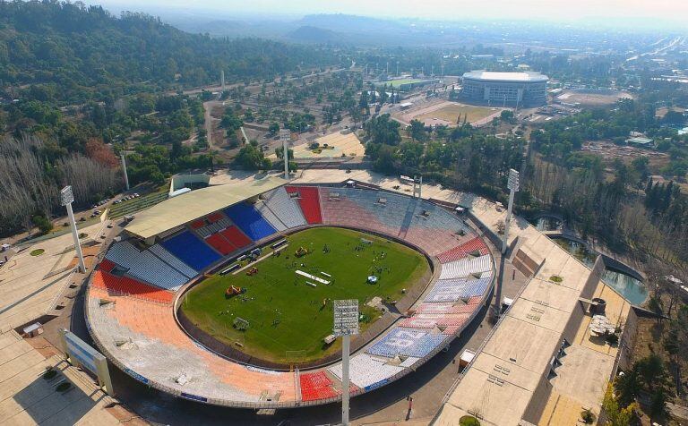 Estadio Malvinas Argentinas.