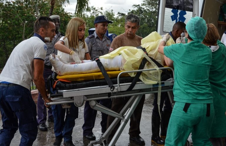 Accidente aéreo en Cuba. Foto: DPA.