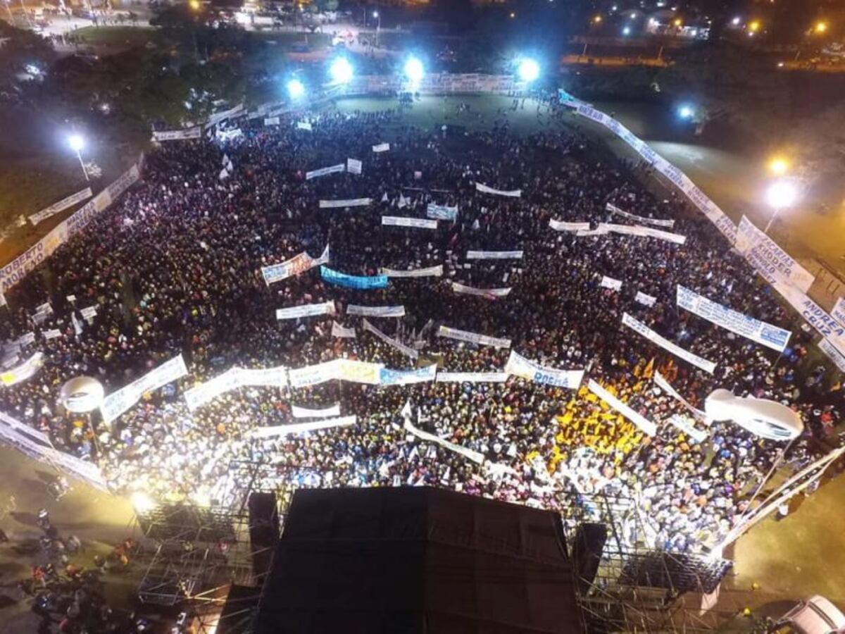 Multitudinario acto del peronismo en Banda del Río Salí