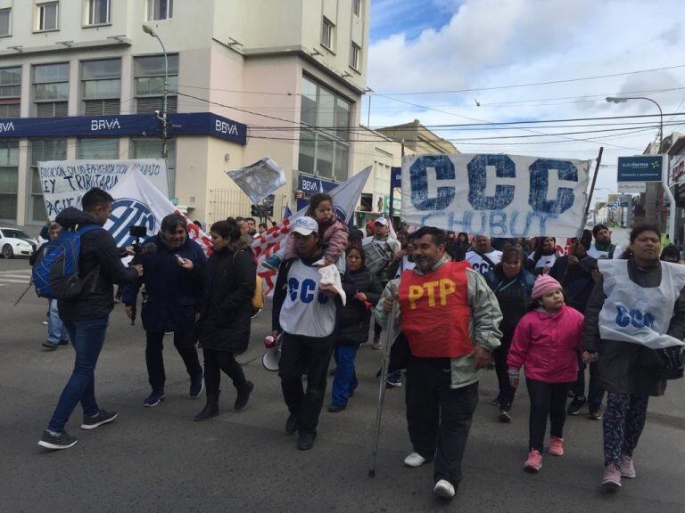 Marcha estatales y agrupaciones de izquierda.