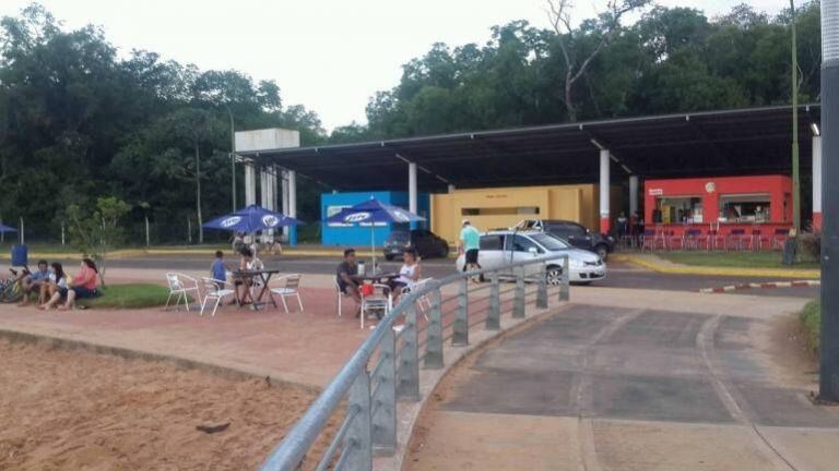 Balneario de Candelaria, el escenario de la salvaje agresión a una menor. (Misiones Online)