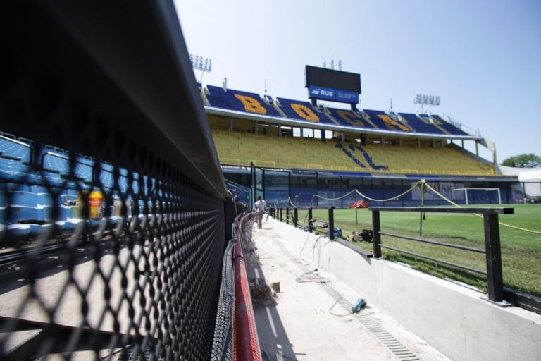 Obras en La Bombonera.