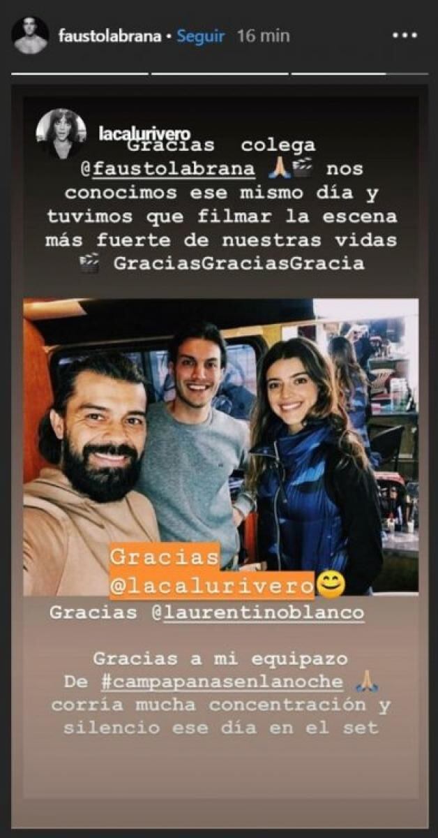 Instagram stories de Calu Rivero (Web)