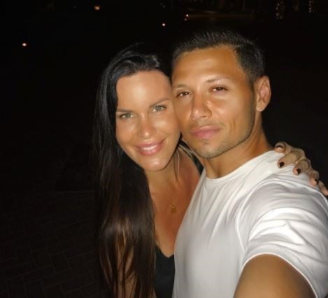 Mauro Zárate y Natalie Weber