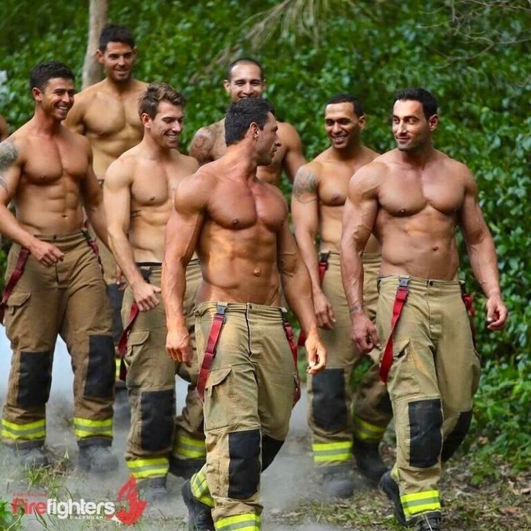 (Foto: Instagram/ @australianfirefighterscalendar)