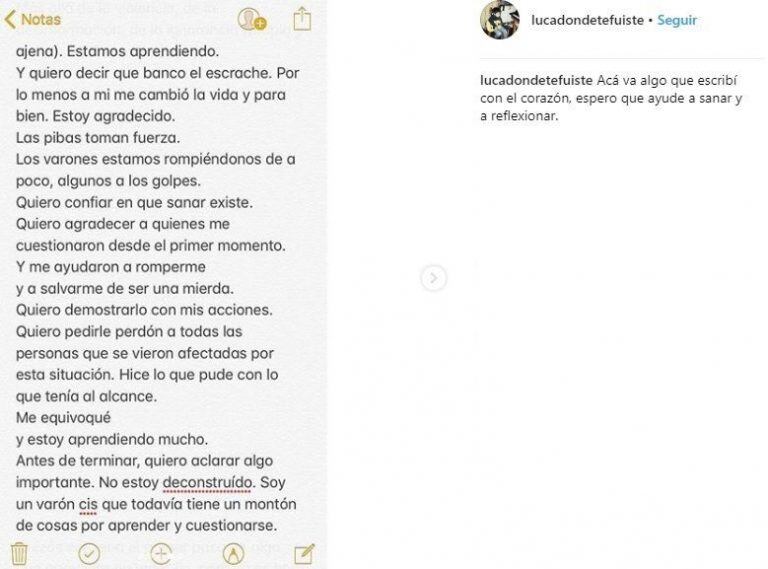 Reflexión de Luca Bocci.